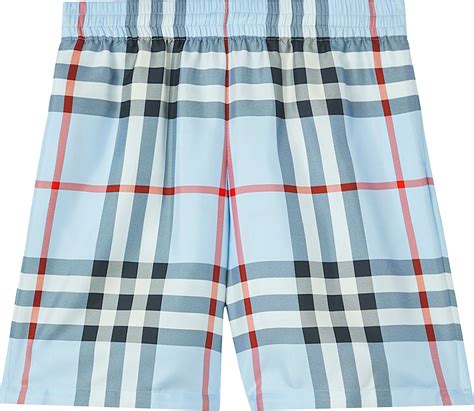 light blue burberry shorts|burberry board shorts 20 inches.